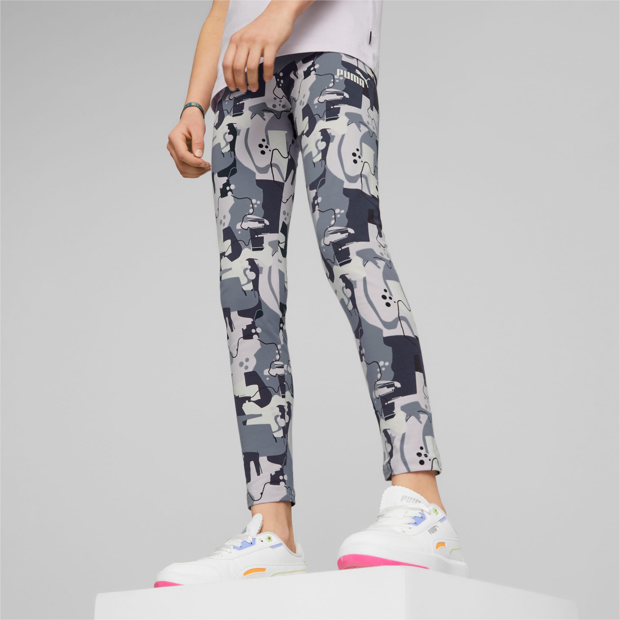 Essentials STREET ART Printed Leggings Youth